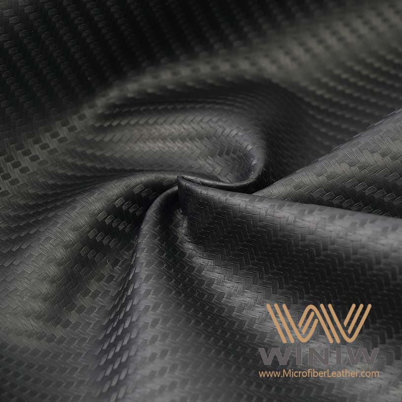 Carbon Fiber Vinyl Leather For Car Steering Wheel