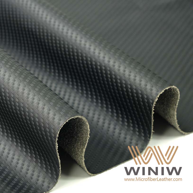 Carbon Design Microfiber Vinyl Leather