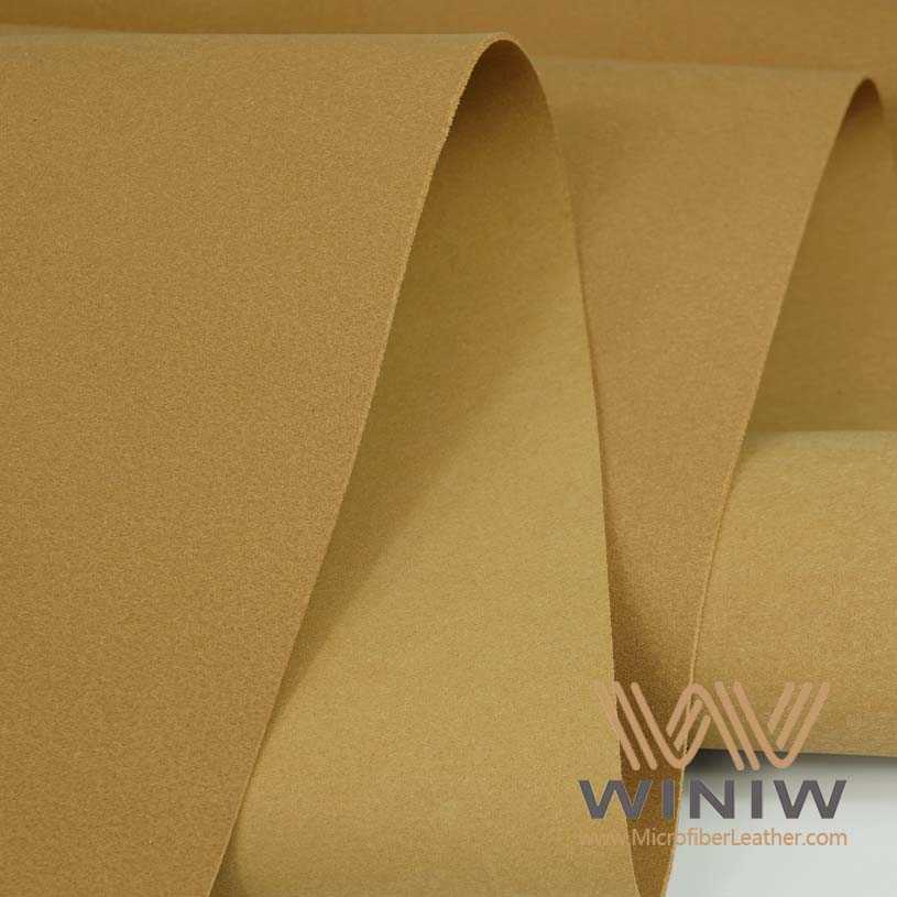 Leather-like Look Moldable Faux Suede PU Leather Material for Shoes