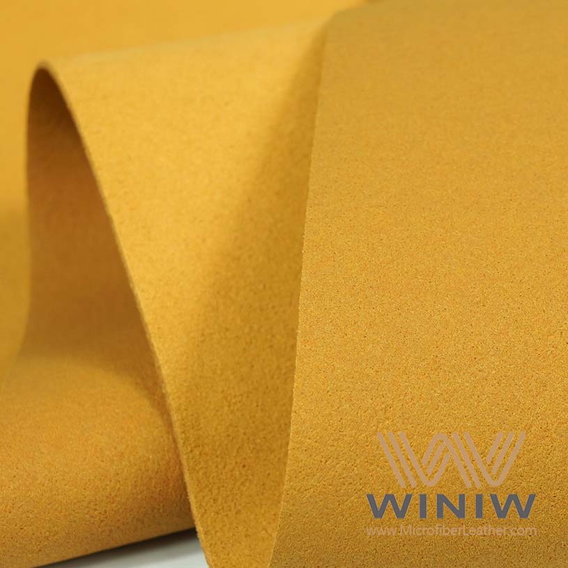 Recyclable Synthetic PVC Suede Leather Fabric For Shoes